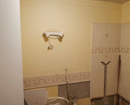 Rénovation salle-de-bain - Bry-sur-Marne-douche-italienne - Lemaire peinture renovation