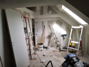 Rénovation, aménagement combles d'une maison à Le Perreux-sur-Marne par Lemaire Peinture Rénovation